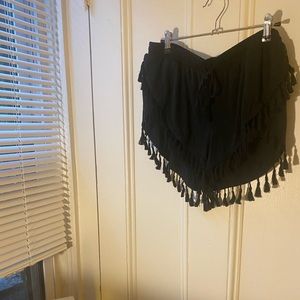 Black shorts bathing suit cover up ! Size small Victoria secret